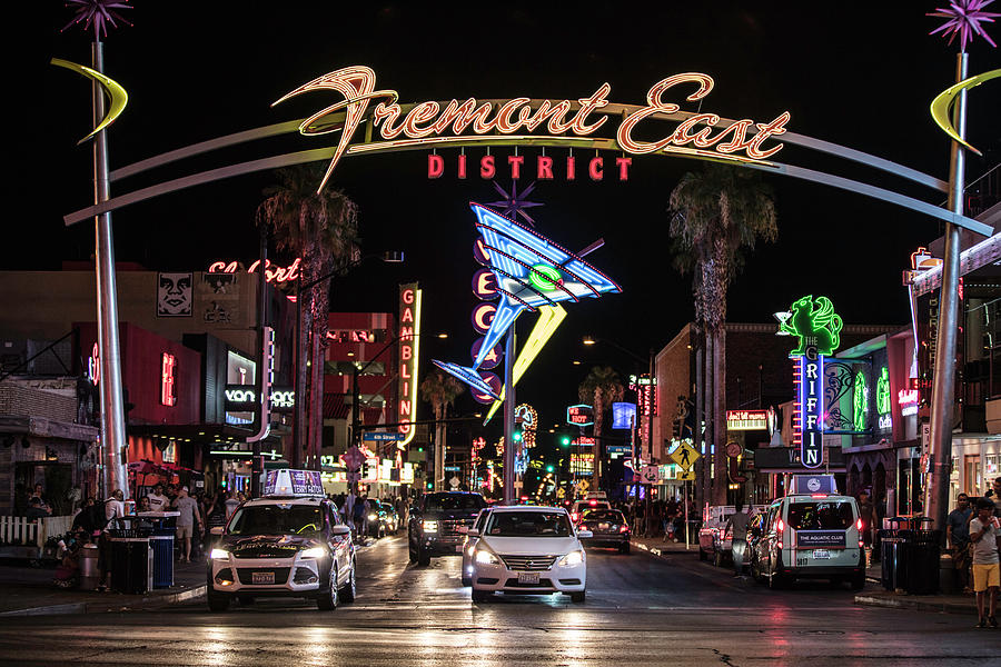 Las Vegas Photograph - Freemont Entrace Vegas by John McGraw