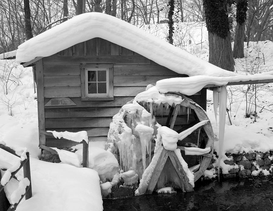Winter Photograph - Freeze by Robert Babler Winter Photograph - Freeze by Robert Babler