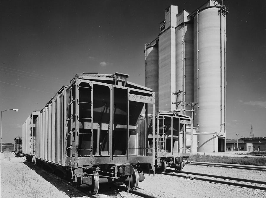 Freight Cars Ship Cement Photograph by Chicago and North Western Historical Society