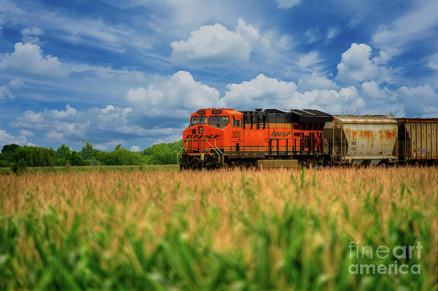 Freight Train Photograph