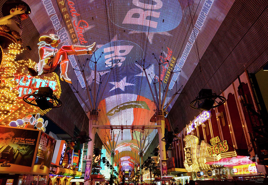 Fremont Street Experience Photograph by Jennifer White