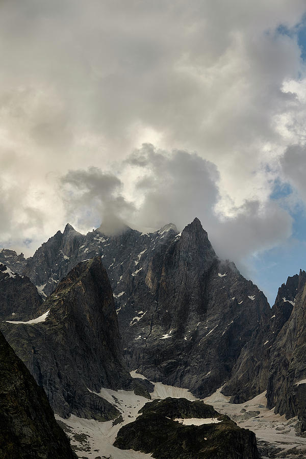 French Alps Peaks Photograph by Jon Glaser