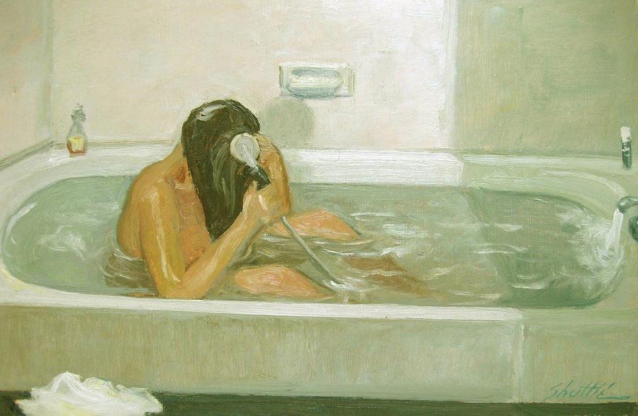 French Bath Painting by Zois Shuttie | Fine Art America