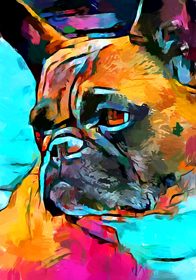 French Bulldog 2 Painting by Chris Butler
