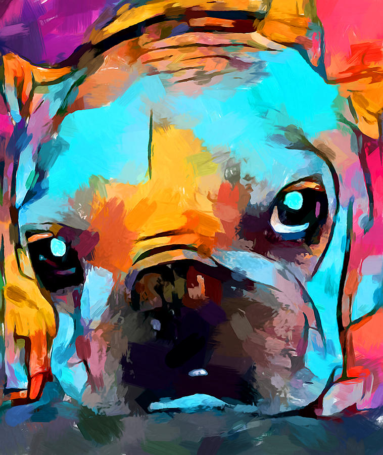 French Bulldog 3 Painting by Chris Butler