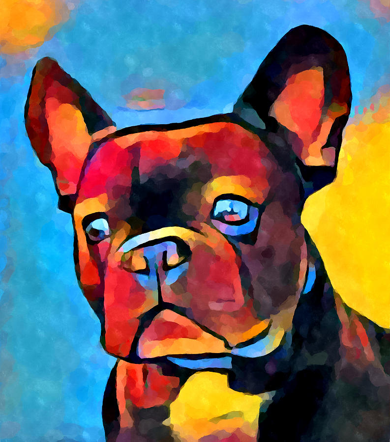 French Bulldog Painting by Chris Butler