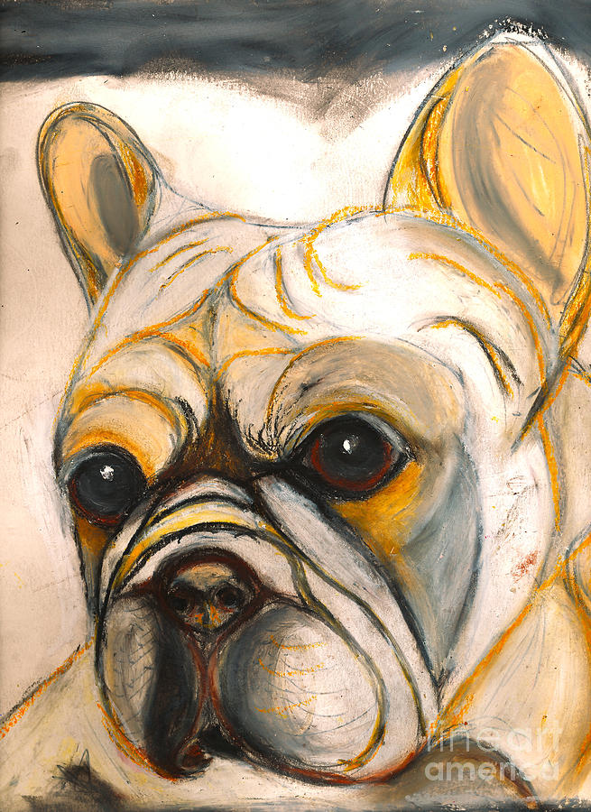 French Bulldog Drawing Painting by Ania M Milo