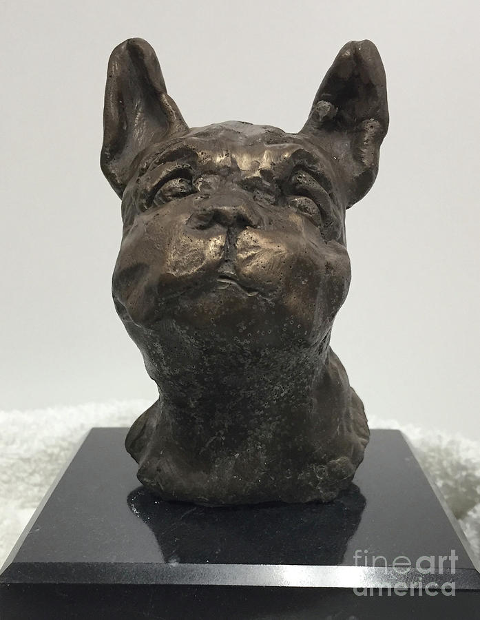 French Bulldog Sculpture by Gail Eisenfeld