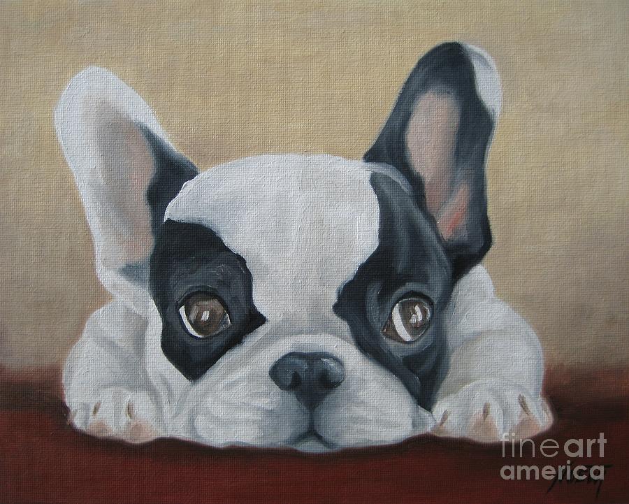 French Bulldog Painting by Jindra Noewi