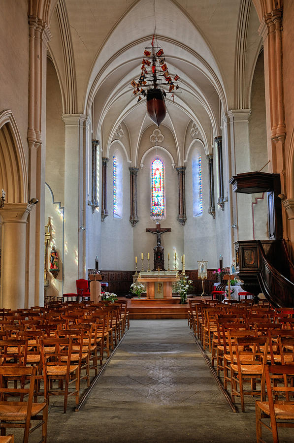 French Church Interior Photograph by Dave Mills