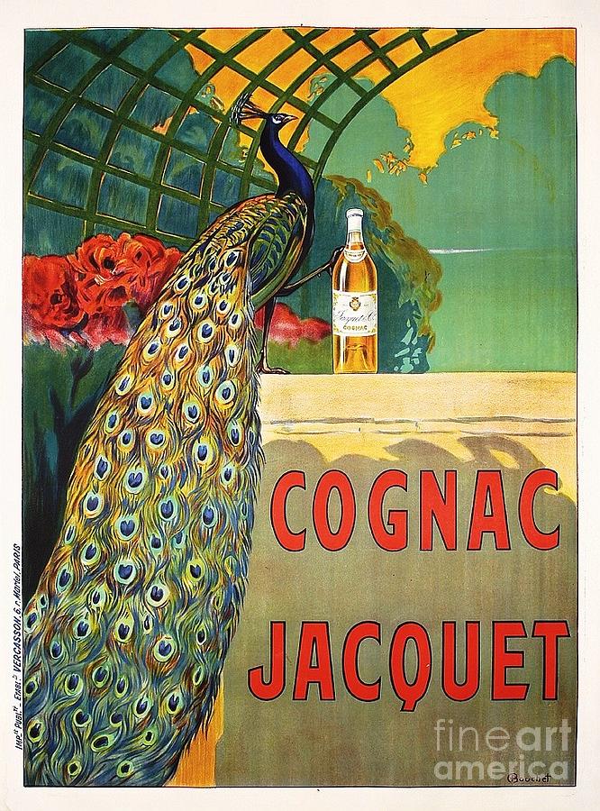 Cognac Painting - French Cognac - Jaquet by Thea Recuerdo