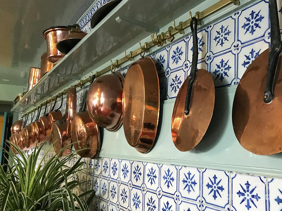 French Copper Pots Photograph by Nadine Rippelmeyer