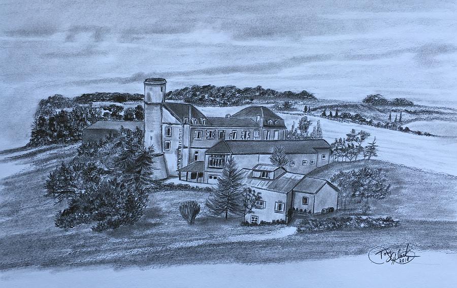 French Countryside  Drawing by Tony Clark