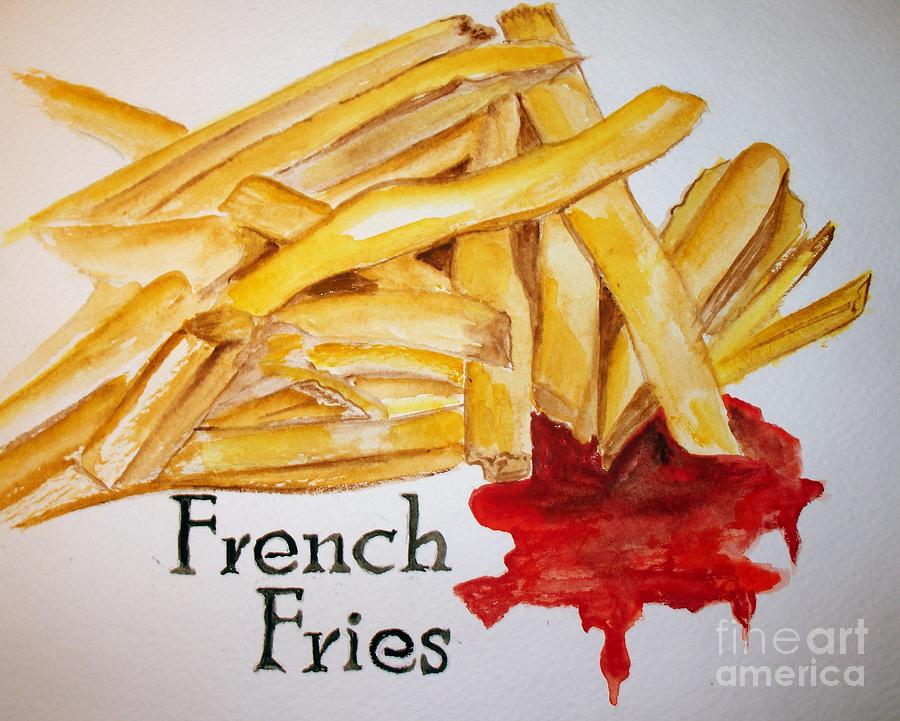 French Fries Painting by Carol Grimes