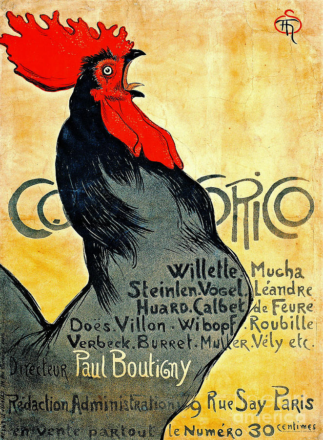 French Gallery Ad 1899 Photograph by Padre Art