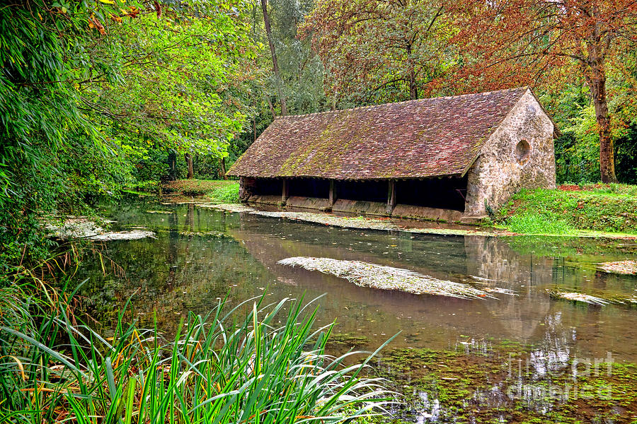 French Lavoir Photograph by Olivier Le Queinec