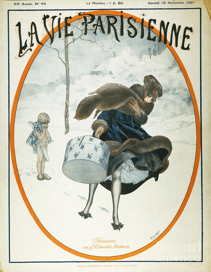 French Magazine Cover Painting by Granger