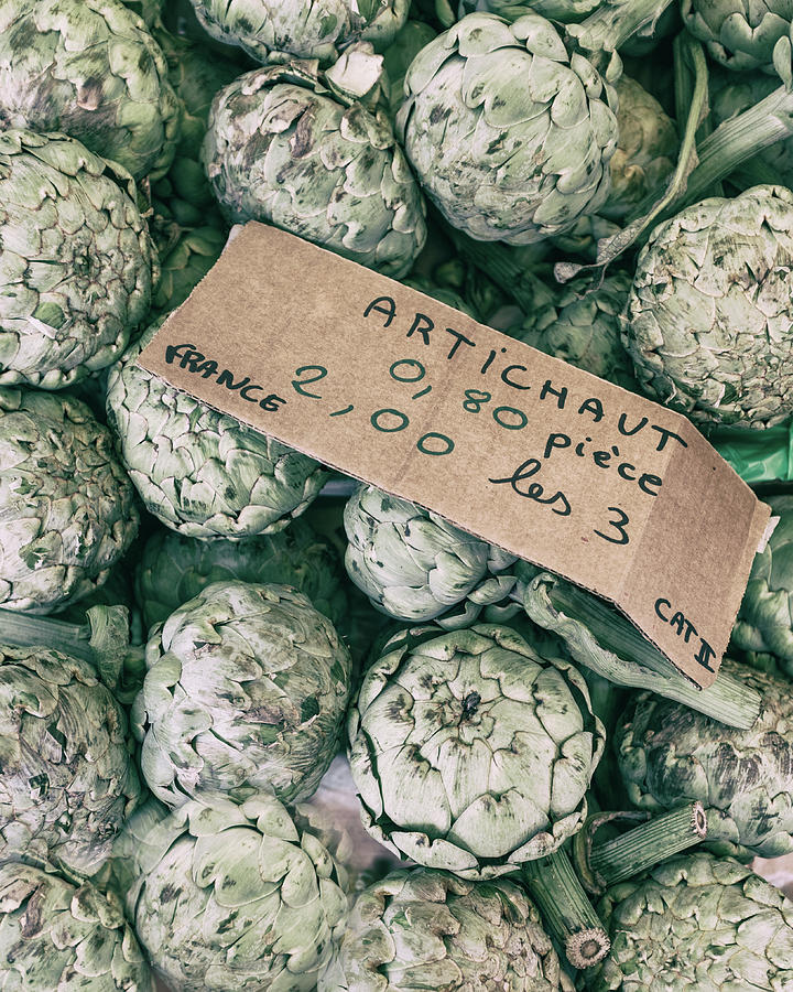 French Market Finds - Artichoke Photograph by Georgia Clare