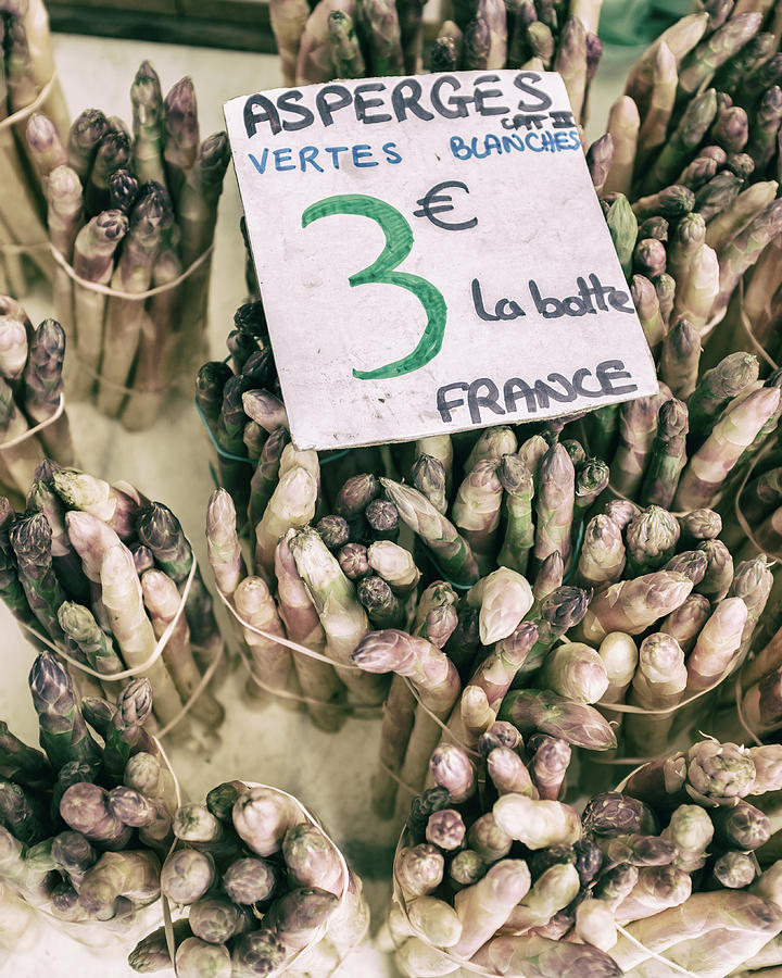 French Market Finds - Asparagus Photograph by Georgia Clare