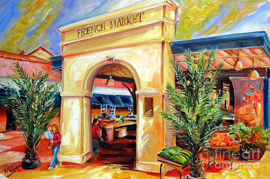 New Orleans Painting - French Market Sunshine by Diane Millsap