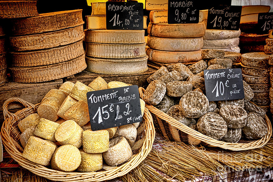 French Mountain Cheese Photograph by Olivier Le Queinec