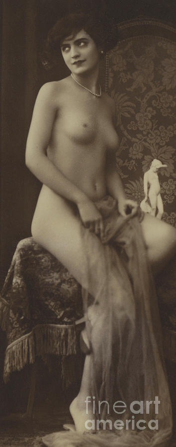 French nude model Photograph by Julian or Julien Mandel
