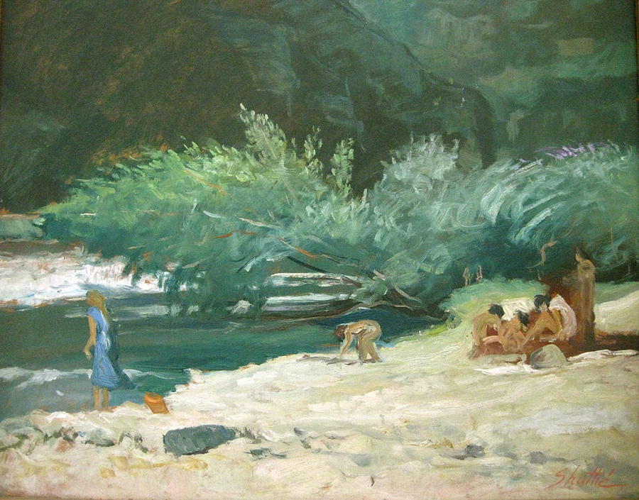 French Picnic Painting by Zois Shuttie | Fine Art America