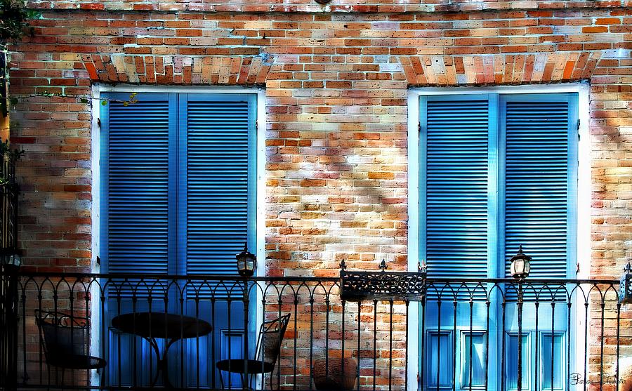 French Quarter Balcony Morning Painting by Barbara Chichester
