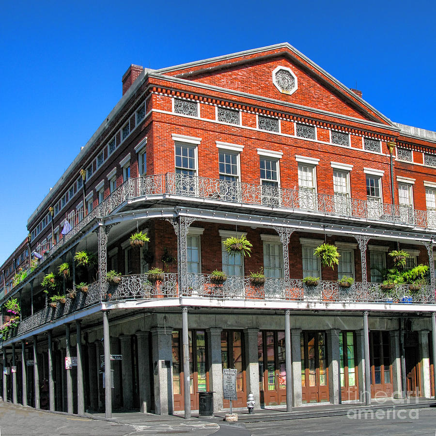 French Quarter Building Photograph by Olivier Le Queinec