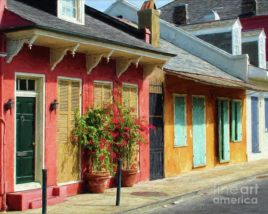 French Quarter Cottages Photograph