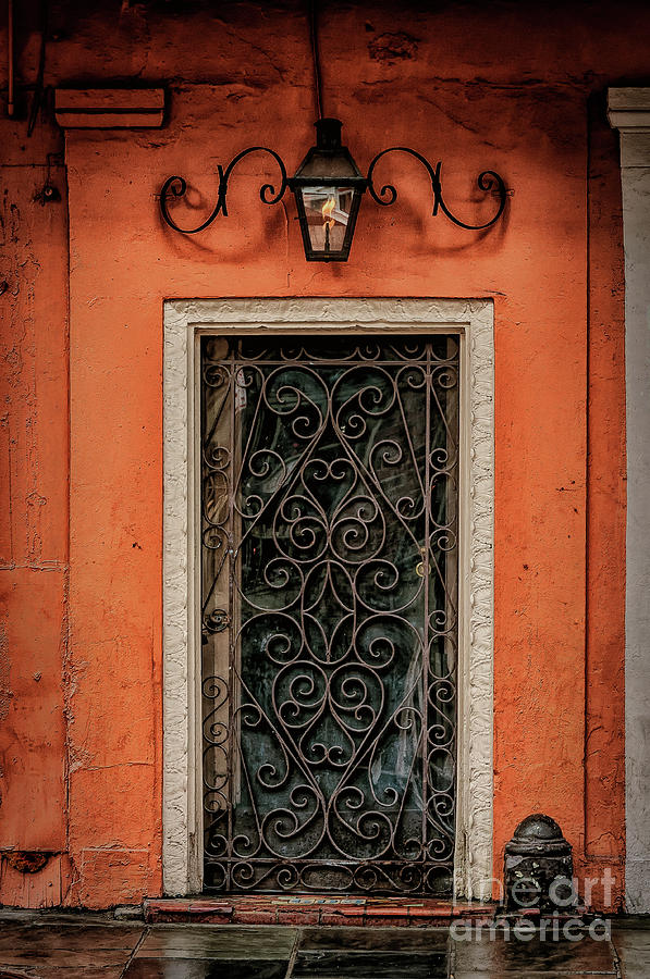 French Quarter Doorway Photograph