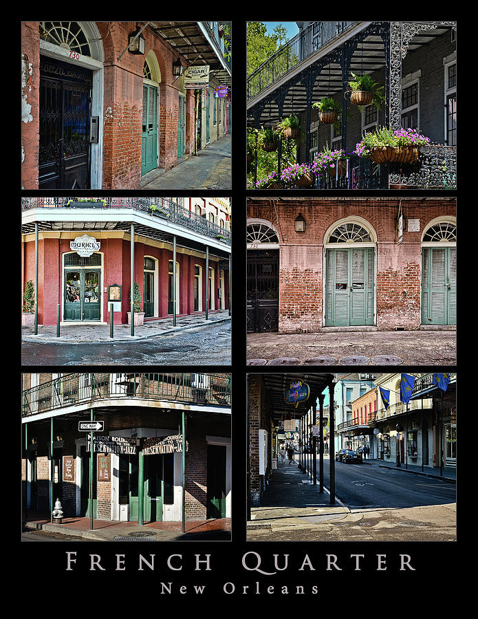 French Quarter - New Orleans - Collage Photograph by Greg Jackson