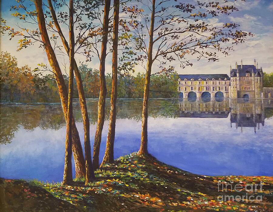 French Reflections Painting by Lou Ann Bagnall