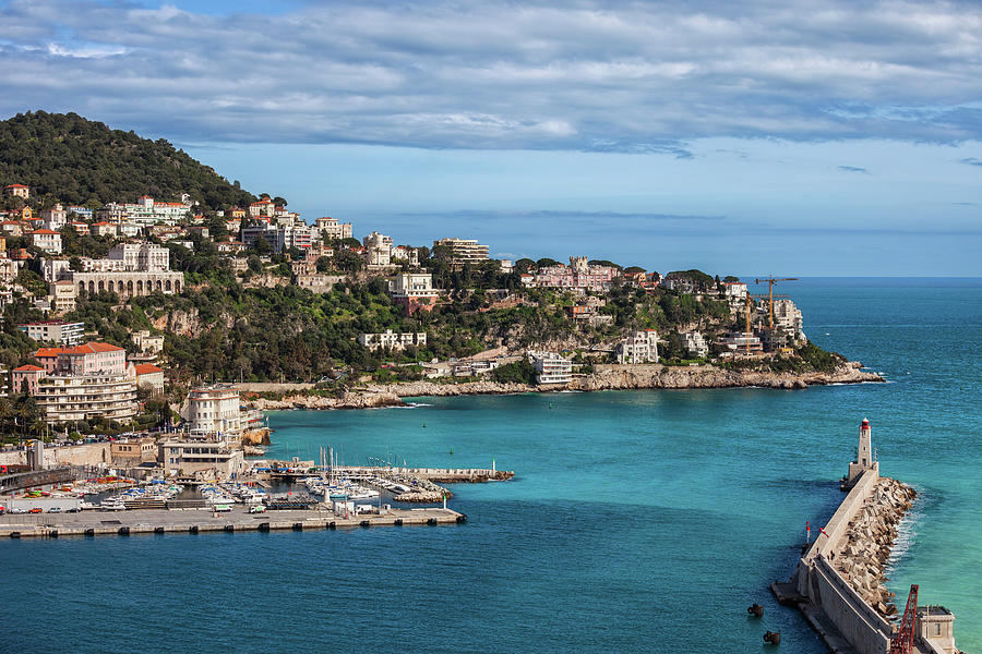 French Riviera Coastline in Nice Photograph by Artur Bogacki