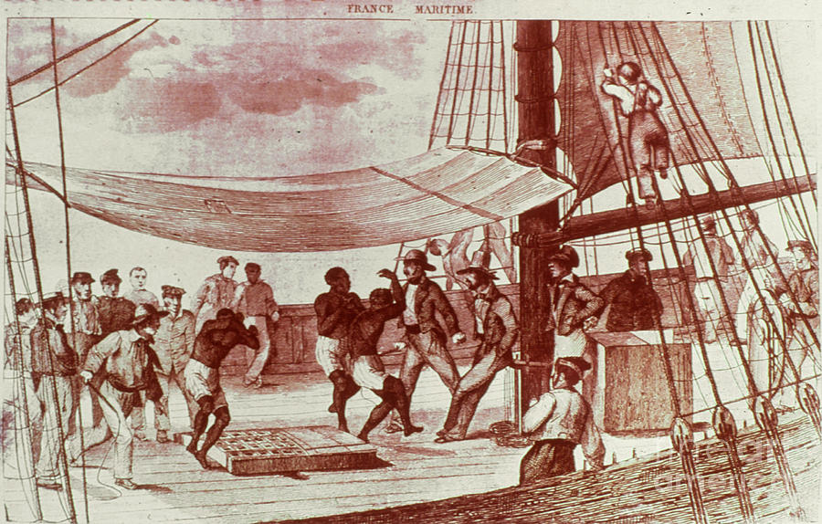 French Slave Ship, 18th Cent Photograph by Granger