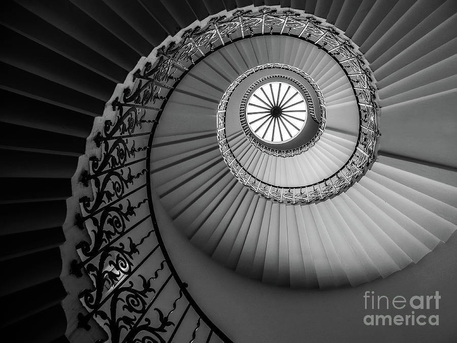 French Spiral Staircase 1 Photograph by Lexa Harpell