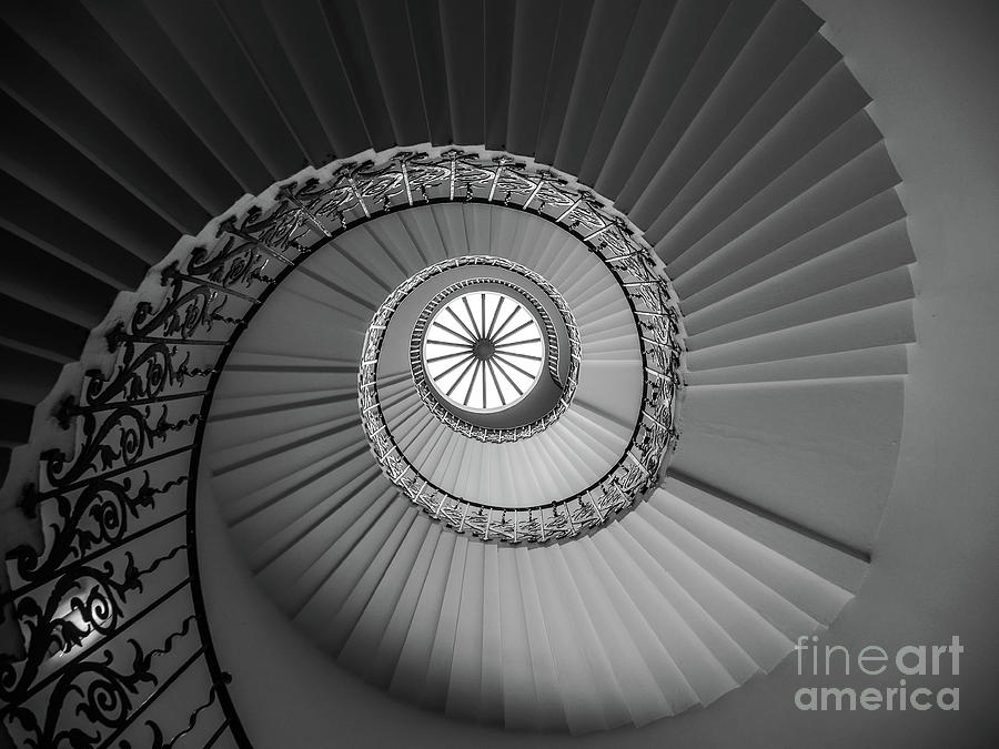 French Spiral Staircase 2 Photograph by Lexa Harpell