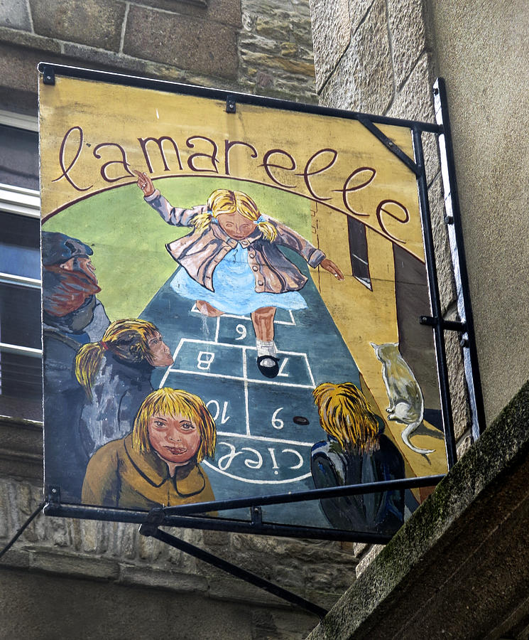 Toy Store Photograph - French Toy Store Lamarelle Sign by Dave Mills