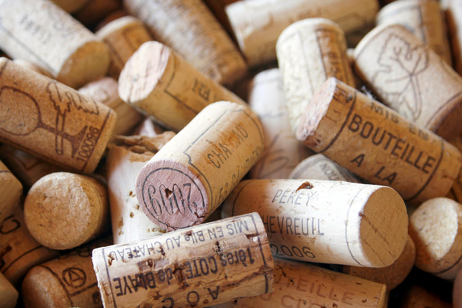 French Wine Corks Photograph