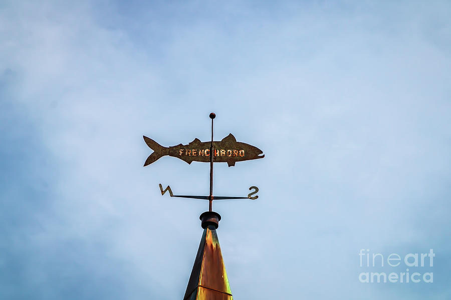 Frenchboro Cod Church Steeple  Photograph by Elizabeth Dow