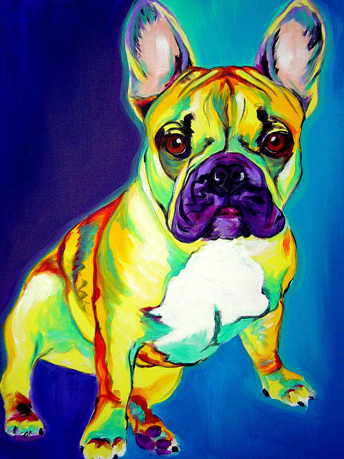 Frenchie - Tugboat Painting by Dawg Painter