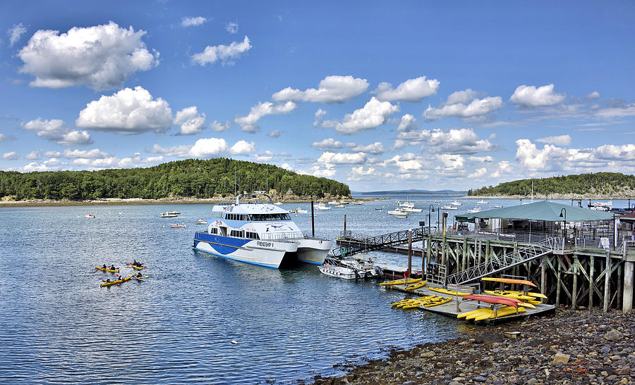 Frenchman Bay from Bar Harbor - Maine Photograph by Brendan Reals