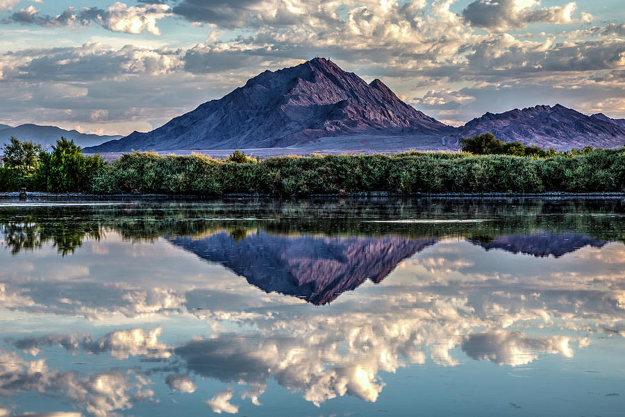 Frenchman Mountain Morning Reflection Photograph by James Marvin Phelps