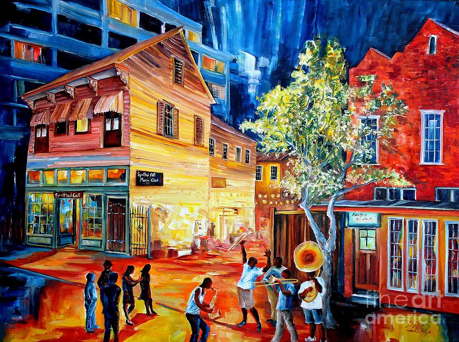 New Orleans Painting - Frenchmen Street Funk by Diane Millsap