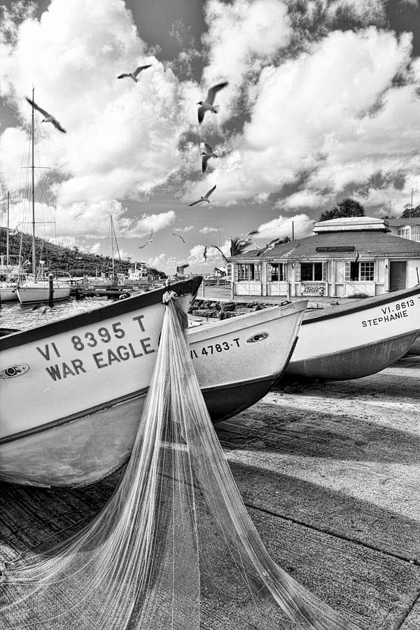 Frenchtown fishing boats 1 Photograph by Gary Felton