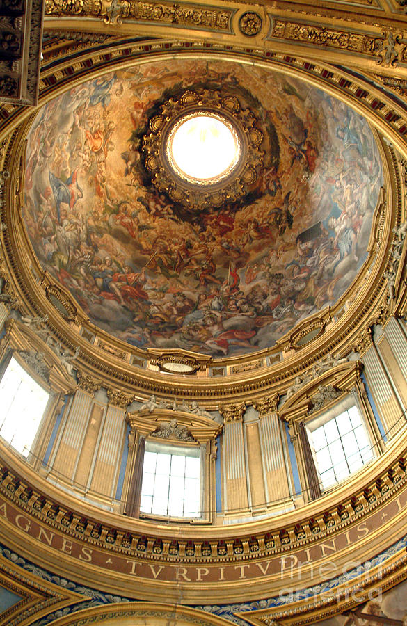 Frescoed Dome Photograph by Georgia Sheron