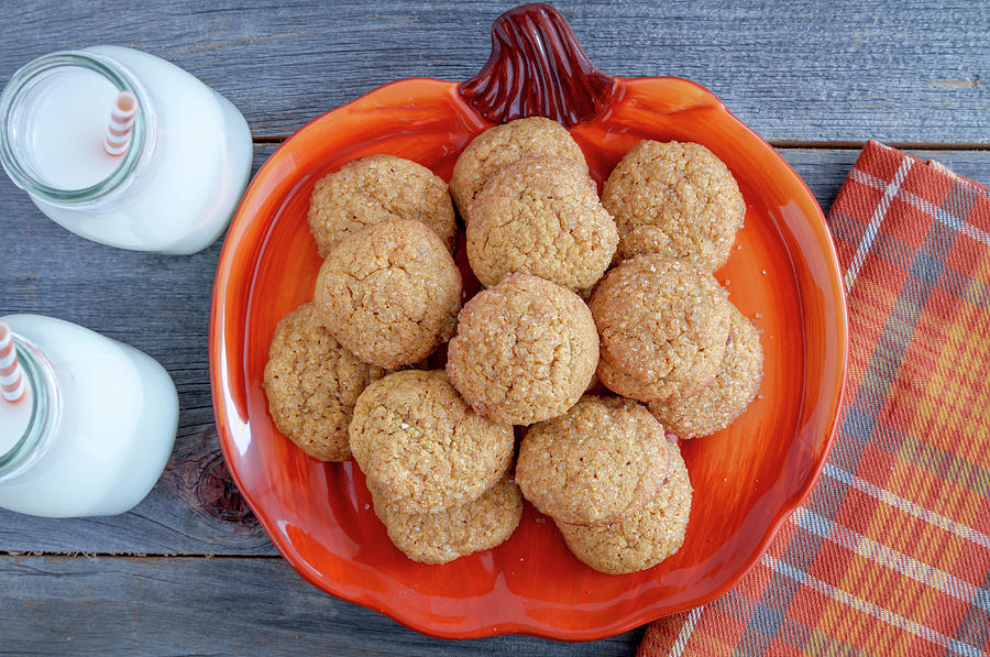 Fresh Baked Pumpkin Spice Cookies Photograph by Teri Virbickis