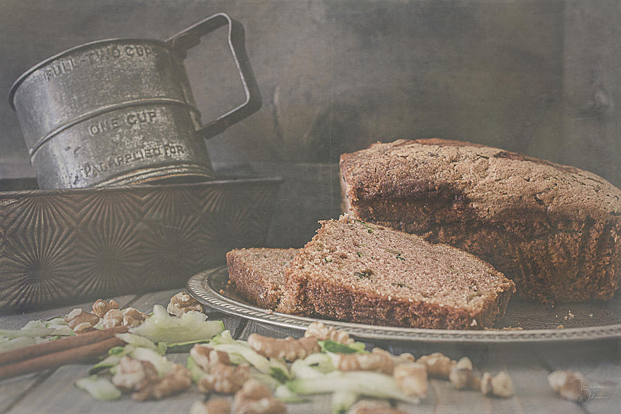 Fresh Baked Zucchini Bread Photograph by Teresa Wilson