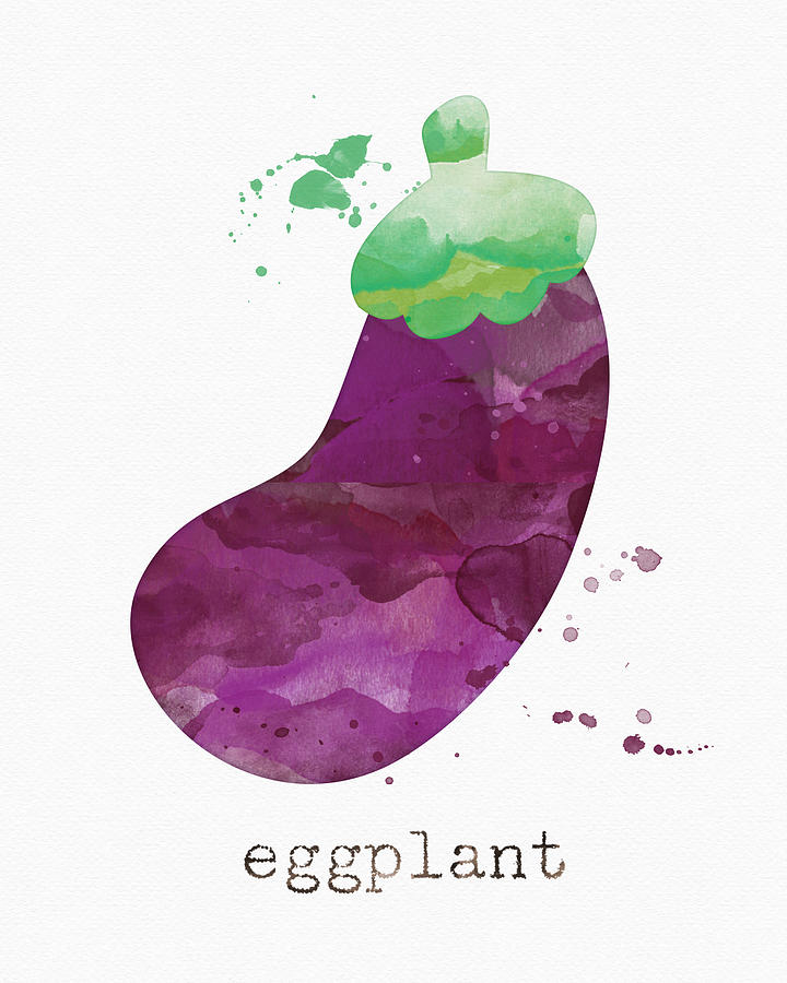 Fresh Eggplant Painting