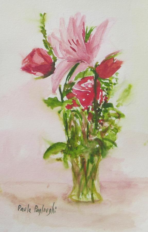 Fresh Flowers Painting by Paula Pagliughi